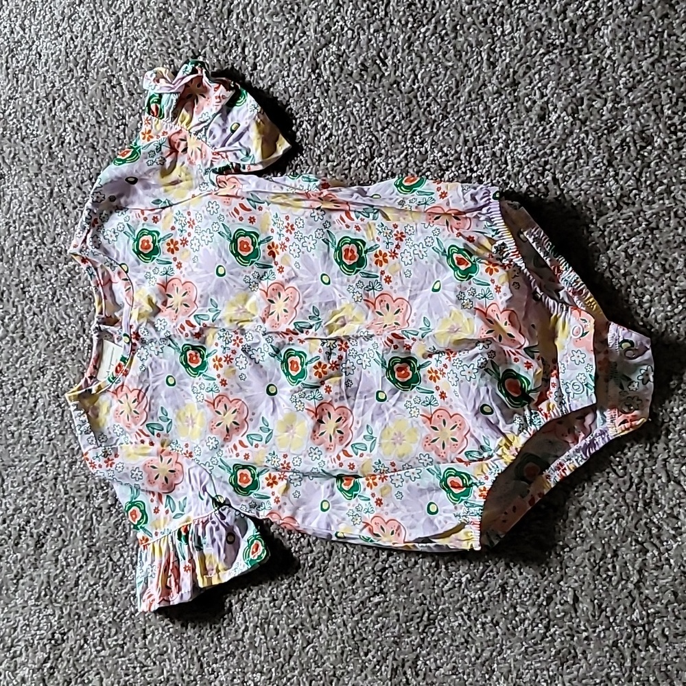 First Impressions floral onesie 18 months